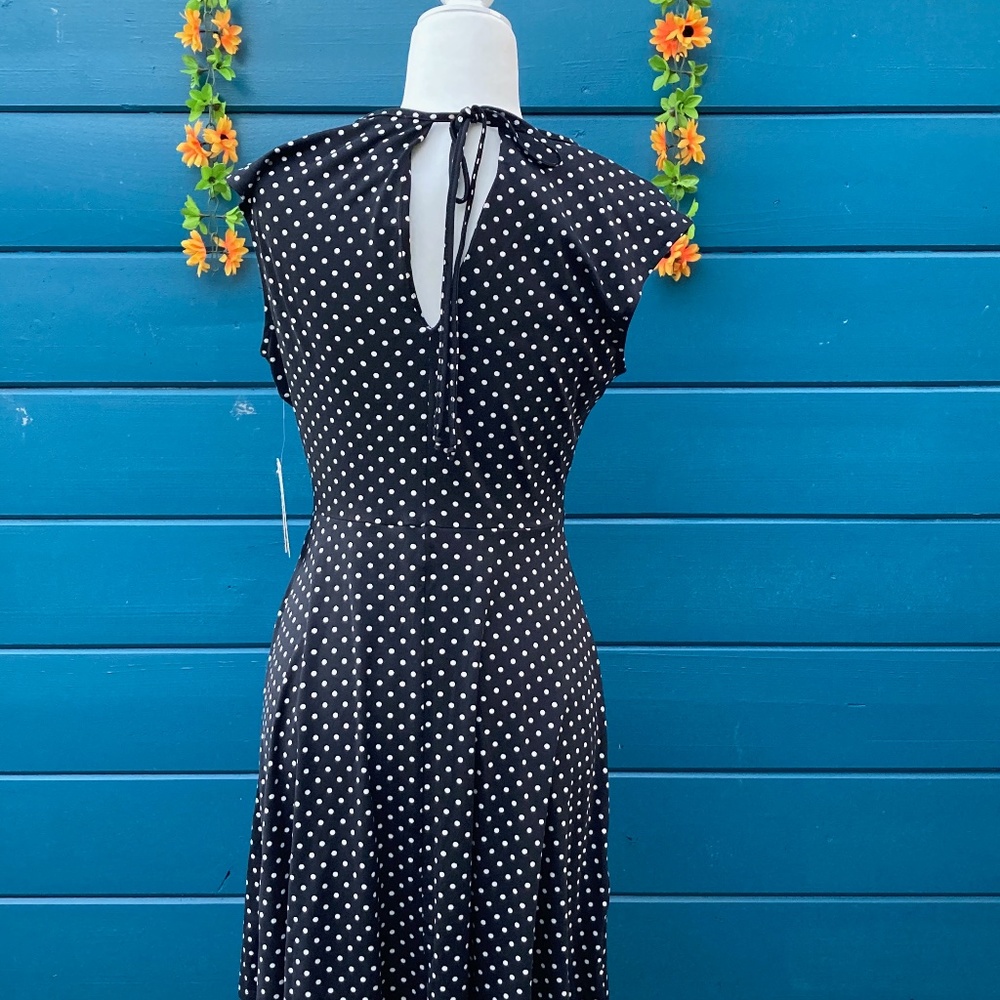 Bebop Polka Dot A-line Dress - Picture 4 of 8